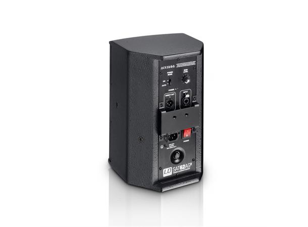 LD Høyttaler Vegg 50W Aktiv 6.5" 2-veis Sort (1 Stk)